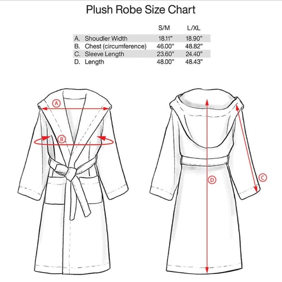 Crate&Barrel Cream Robe - Picture 2 of 9